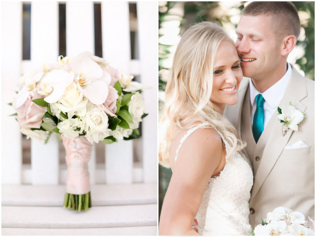 Her bouquet is perfect.